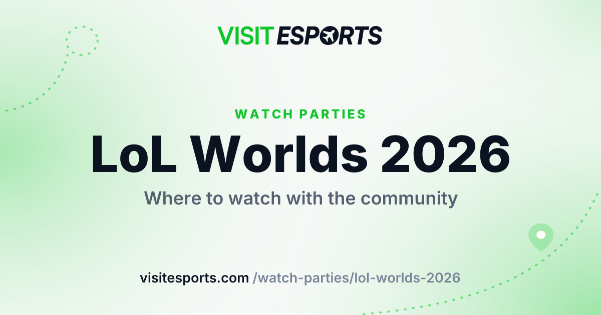 LoL Worlds 2026 Watch Parties in Faro | Visit Esports